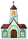 122x170 Catholic Church Clip Art