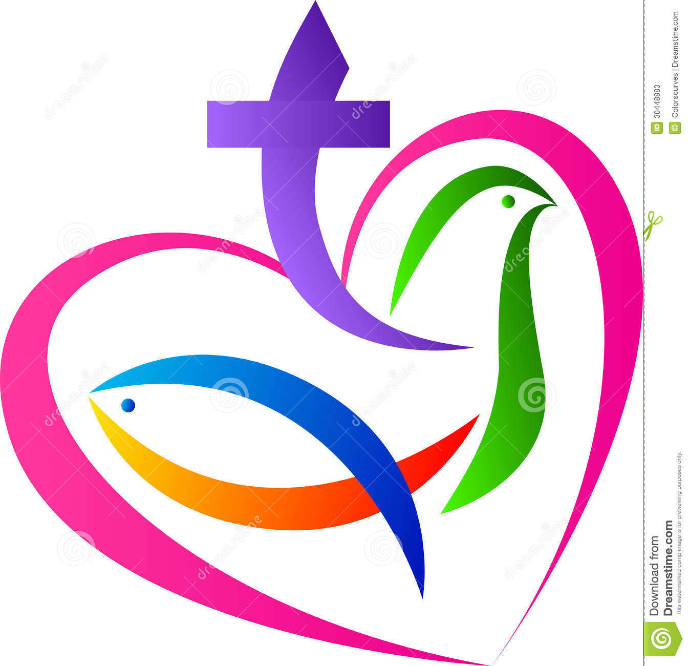 1346x1300 Christian Symbols Vector Drawing Represents Christian Love