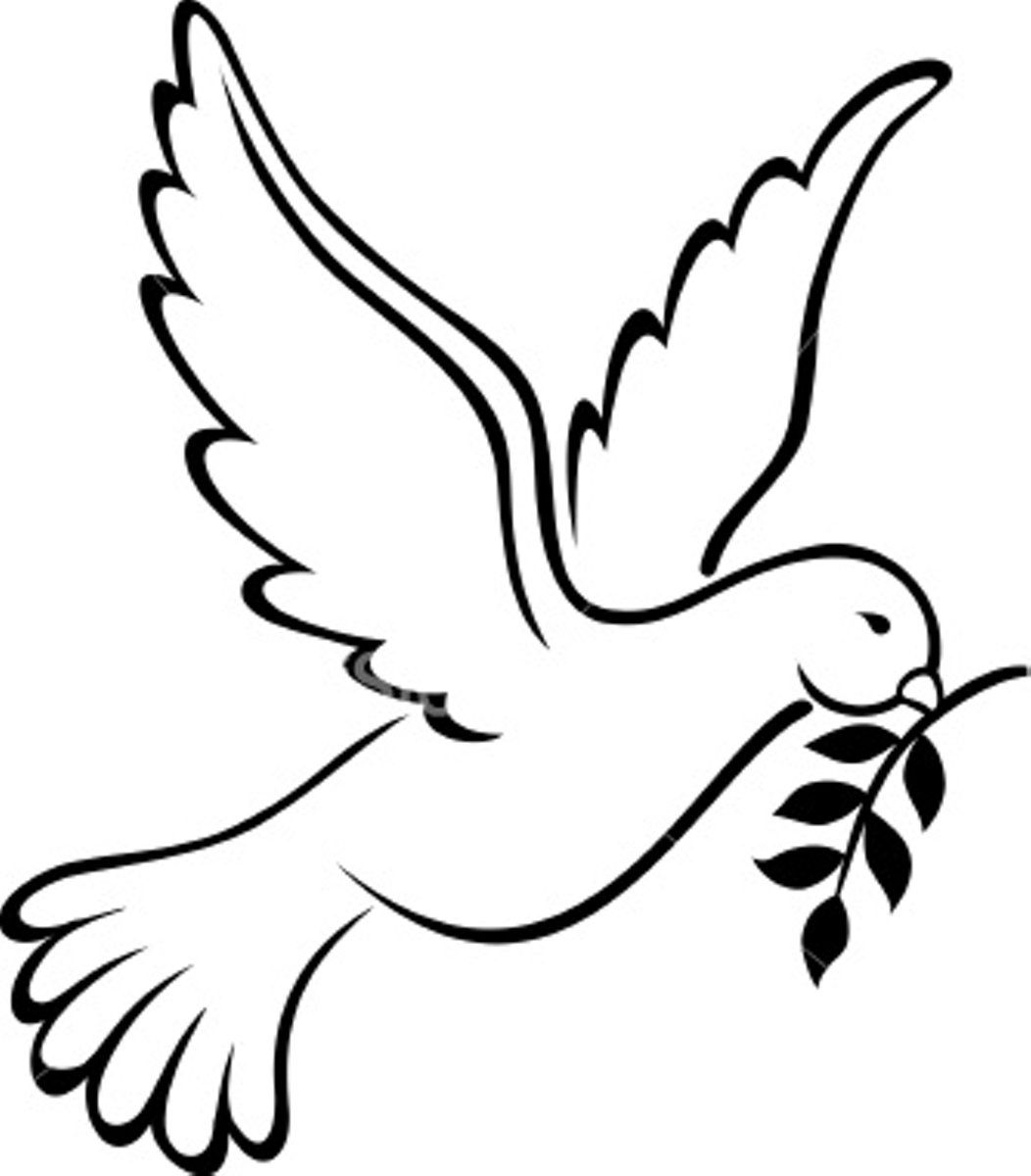 1052x1200 Catholic Dove Image Clipart