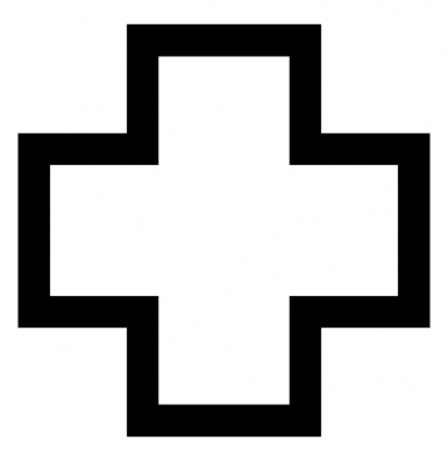 413x425 Cross Outline Clip Art Clipart