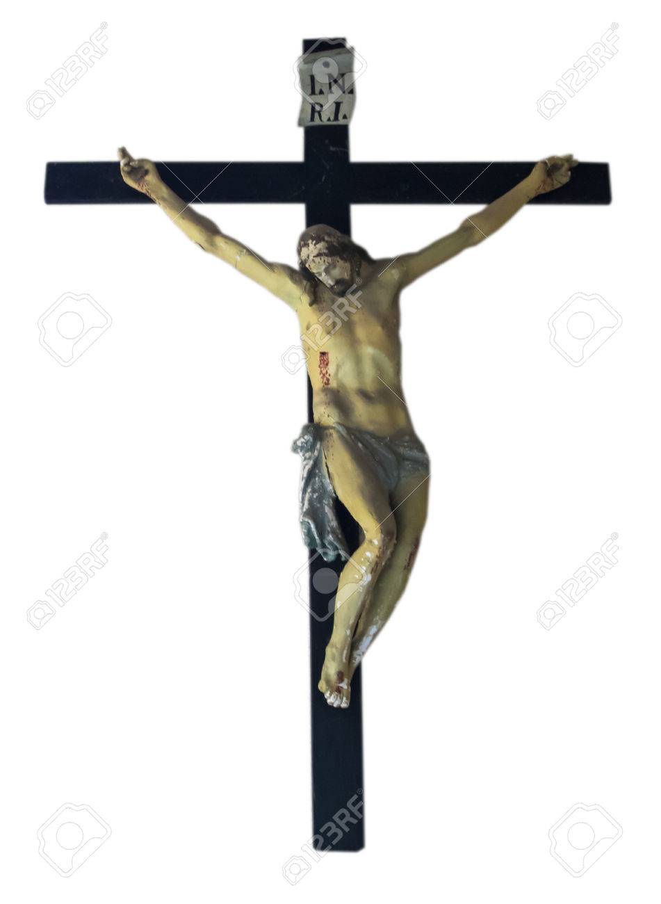 951x1300 Jesus Christ Was Crucified. Catholic Religion Symbol. Isolated