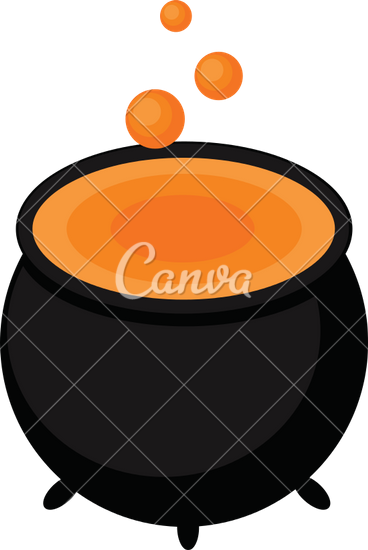 368x550 Cartoon Witch's Cauldron