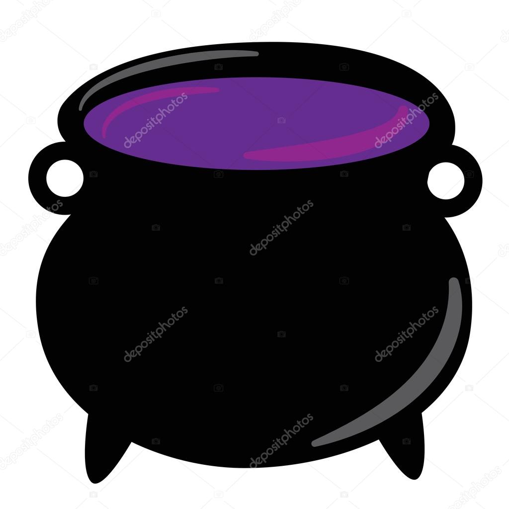 1024x1024 Halloween Witch Cauldron Stock Vector Keeweegirl
