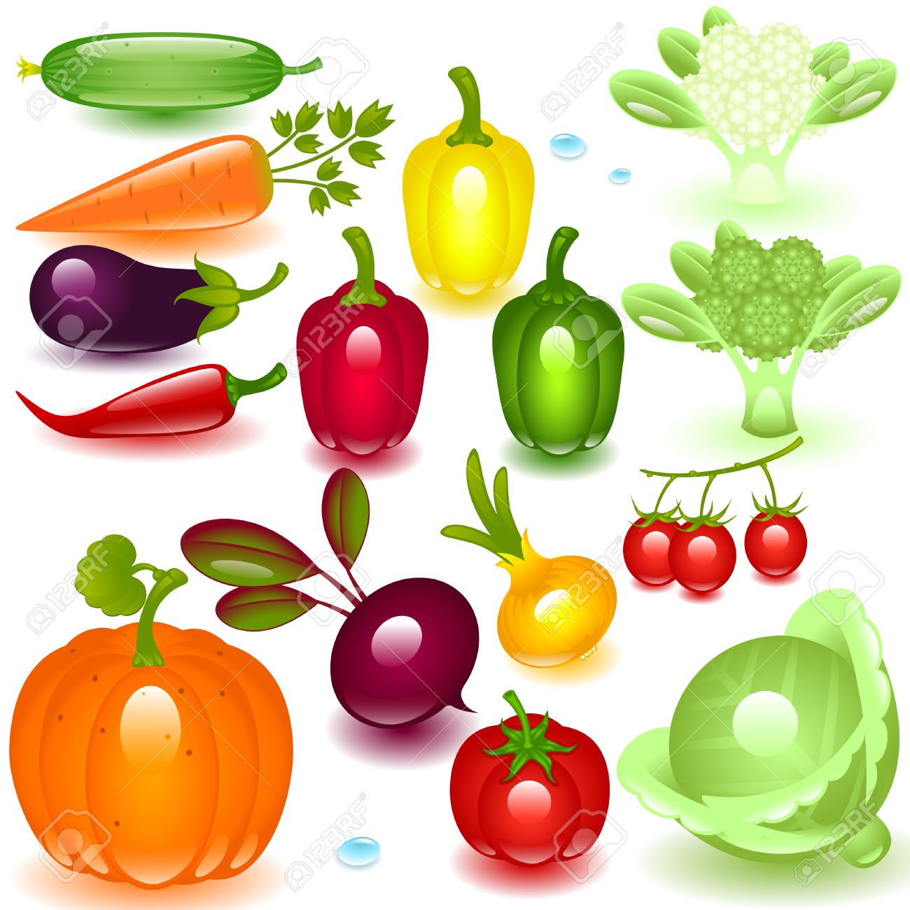 1300x1300 Cauliflower Clipart Fruit And Vegetable