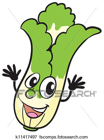 349x470 Clip Art Of Cauliflower K11417497