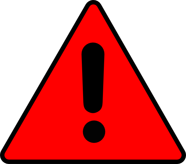600x529 Warning Triangle Clip Art