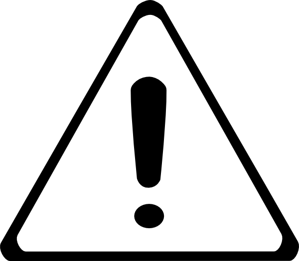 600x525 Warning Sign Clip Art