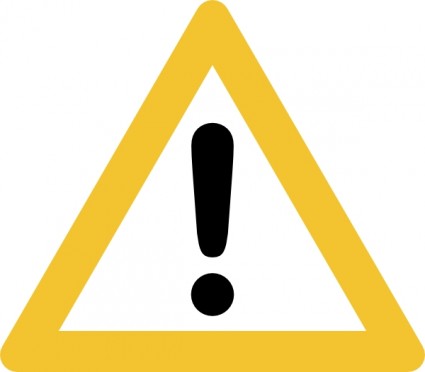 425x372 Warning Sign Clip Art Free Clipart Panda