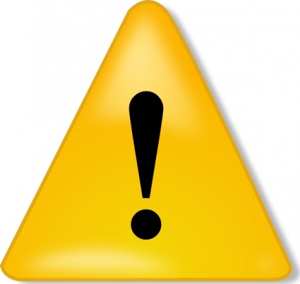 425x403 Caution Sign Clip Art Item 3 Clipart Panda