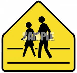 300x286 Children Crossing Caution Road Sign