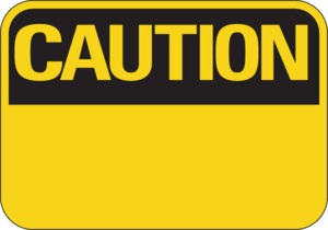 300x210 Fill In Your Own Text Caution Sign Clip Art