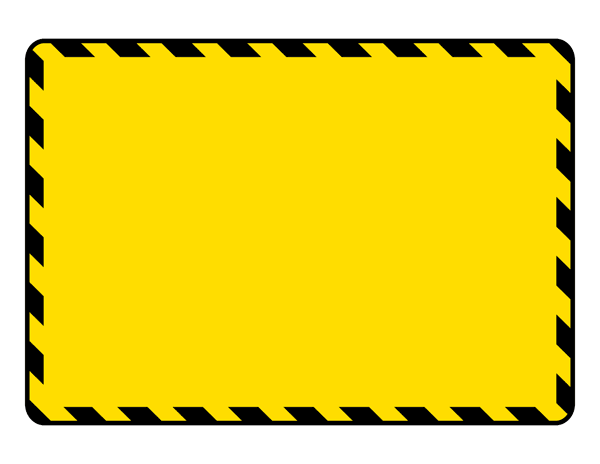 600x464 Blank Construction Signs Clip Art