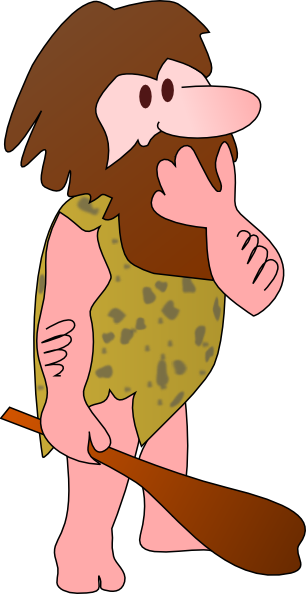 306x594 Caveman Clip Art