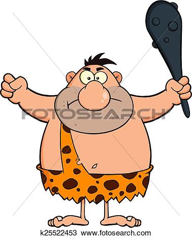 378x470 Caveman Clipart Angry