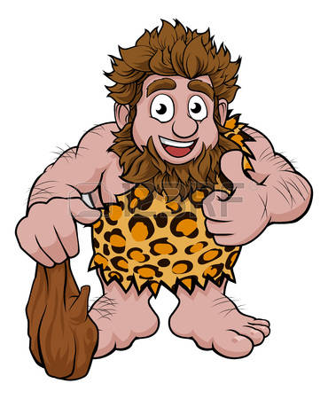 370x450 Caveman Clipart Cute