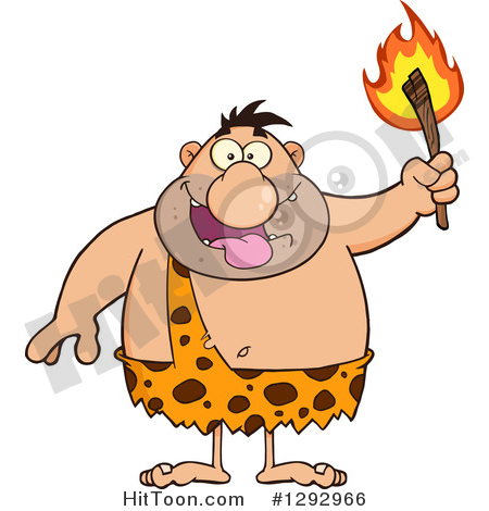 450x470 Caveman Clipart