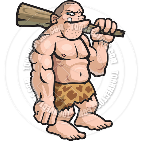 460x460 Cartoon Caveman By Cory Thoman Toon Vectors Eps
