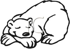 300x210 Sleeping Bear Clipart