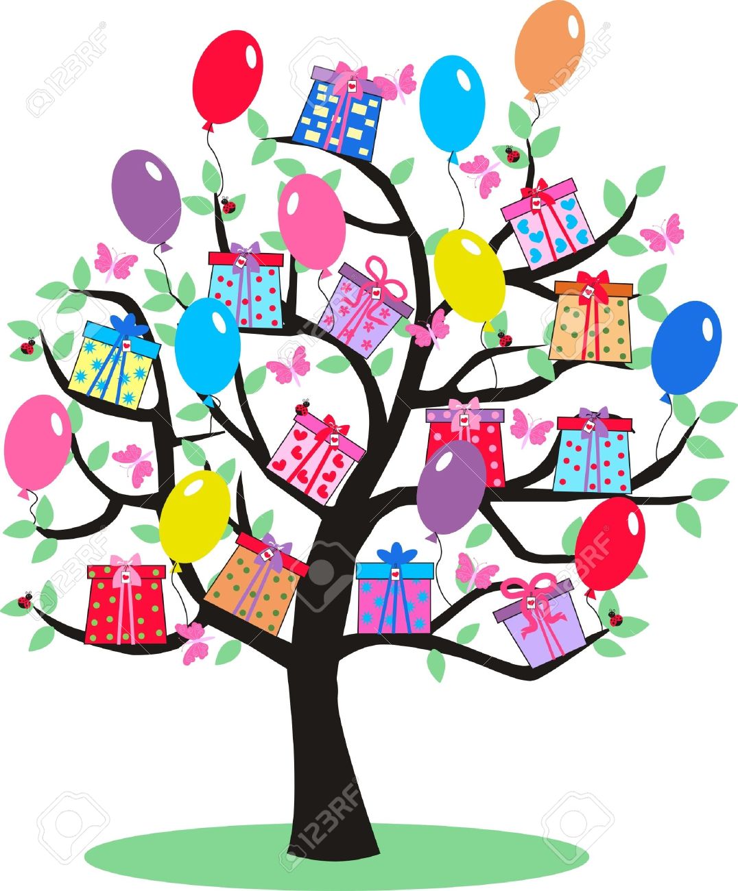 1076x1300 Celebration Tree Royalty Free Cliparts, Vectors, And Stock