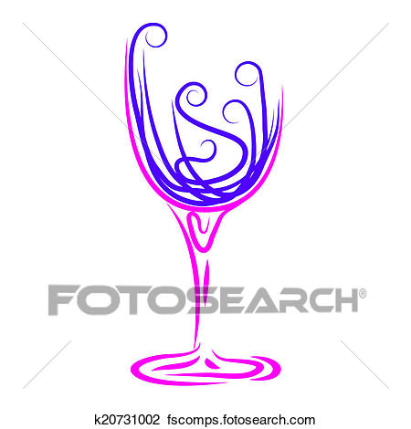 450x470 Clip Art Of Wine Glass Represents Winetasting Alcoholic