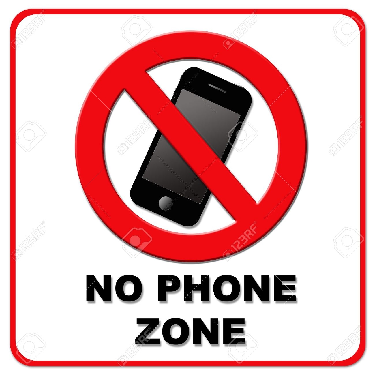 1300x1300 Notice Clipart Cell Phone