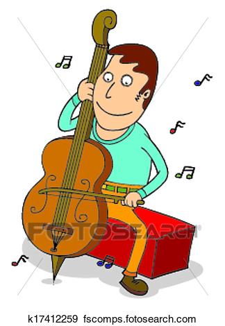 324x470 Graphics For Cello Player Graphics