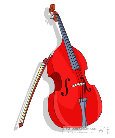 456x550 Instrument Clipart Double Bass
