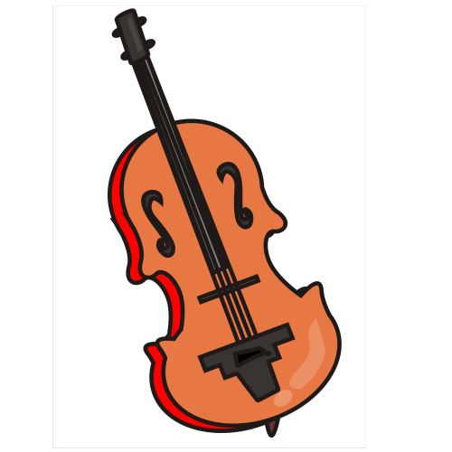 500x500 Violin Clipart Cello