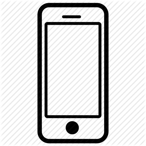 512x512 Cell Phone Clipart Black And White 101 Clip Art