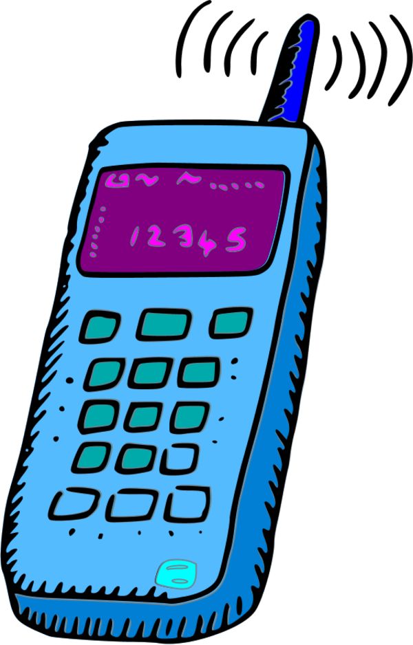 600x938 Colouful Clipart Cell Phone