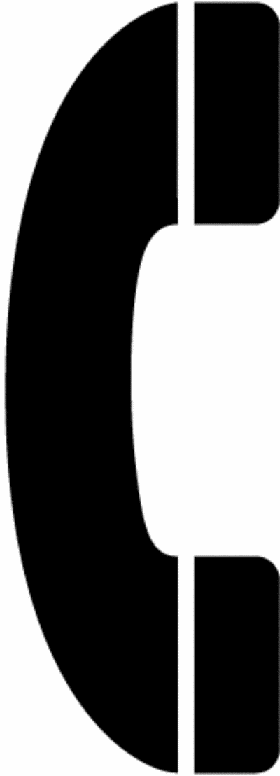 400x1108 Black Clipart Cellphone