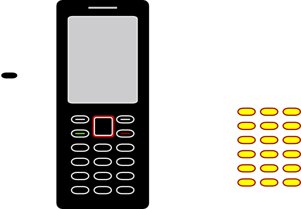 600x417 Cellphone Clip Art