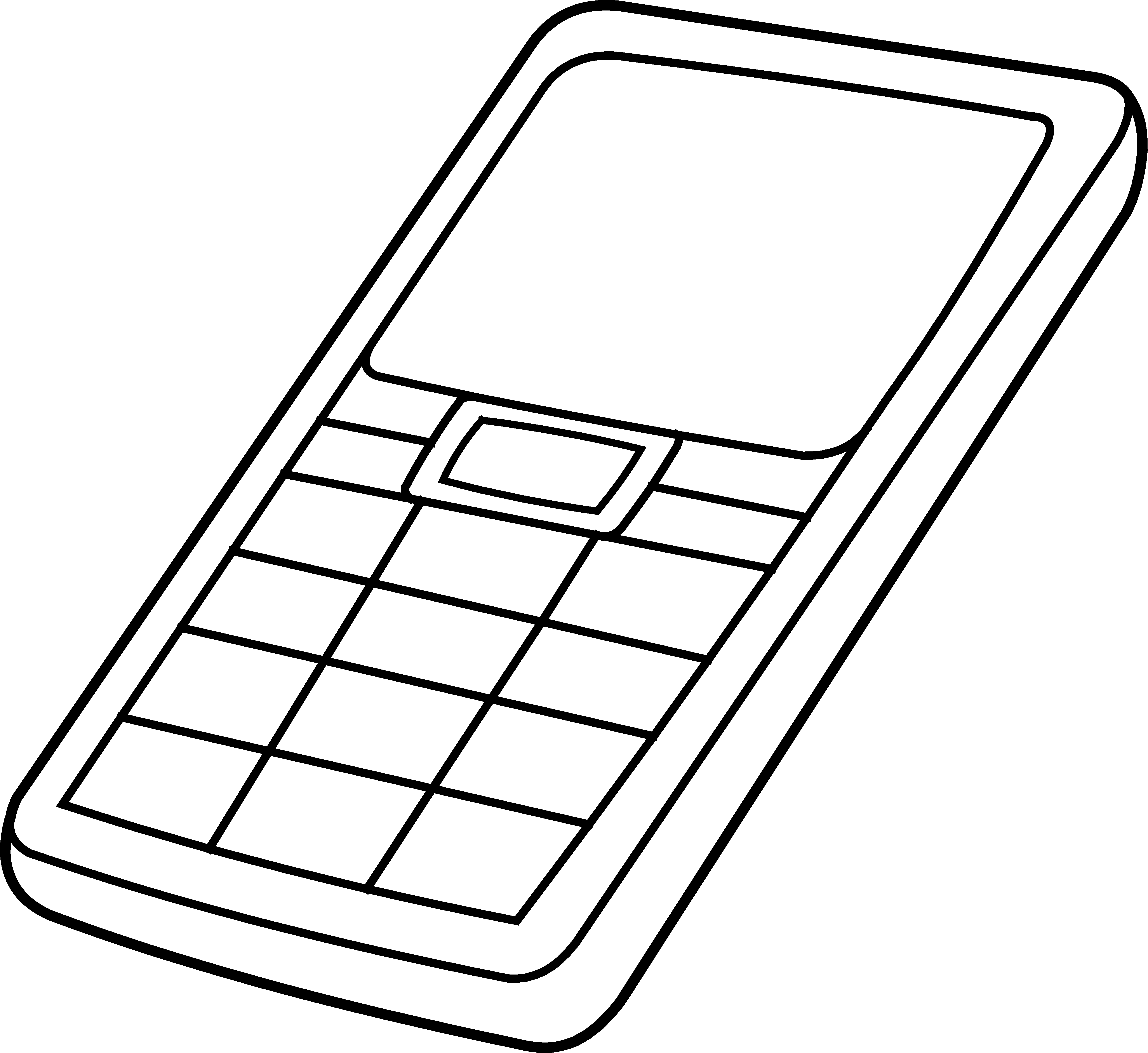 5252x4817 Ringing Cell Phone Clipart
