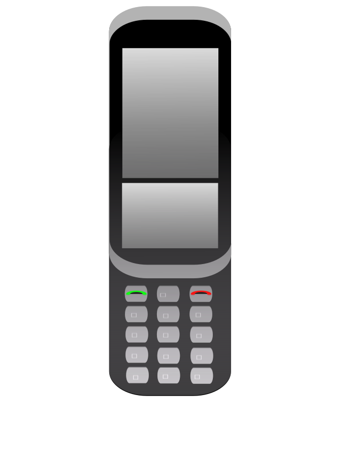 695x900 Cell Phone Vector Clipart