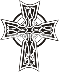205x250 Clip Art Design (Vinyl Ready) Celtic Cross
