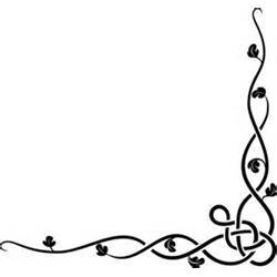 250x250 Celtic Clipart Frame Corner