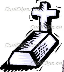 265x300 Cemetery Plot Vector Clip Art