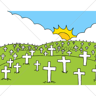 325x325 Cemetery Praying Gl Stock Images