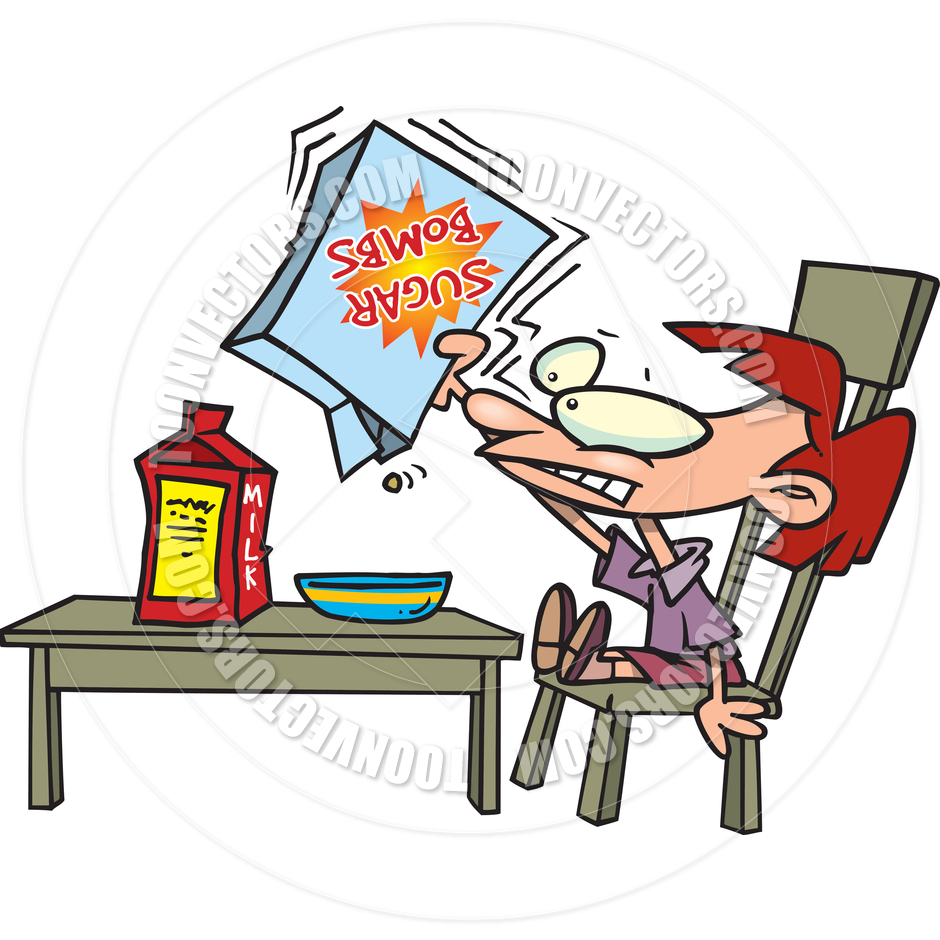 940x940 Cartoon Cereal Kid By Ron Leishman Toon Vectors Eps