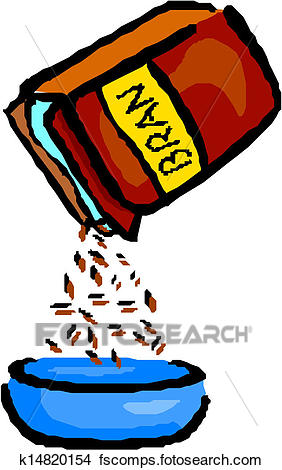 282x470 Clipart Of Cereal Box And Bowl K14820154