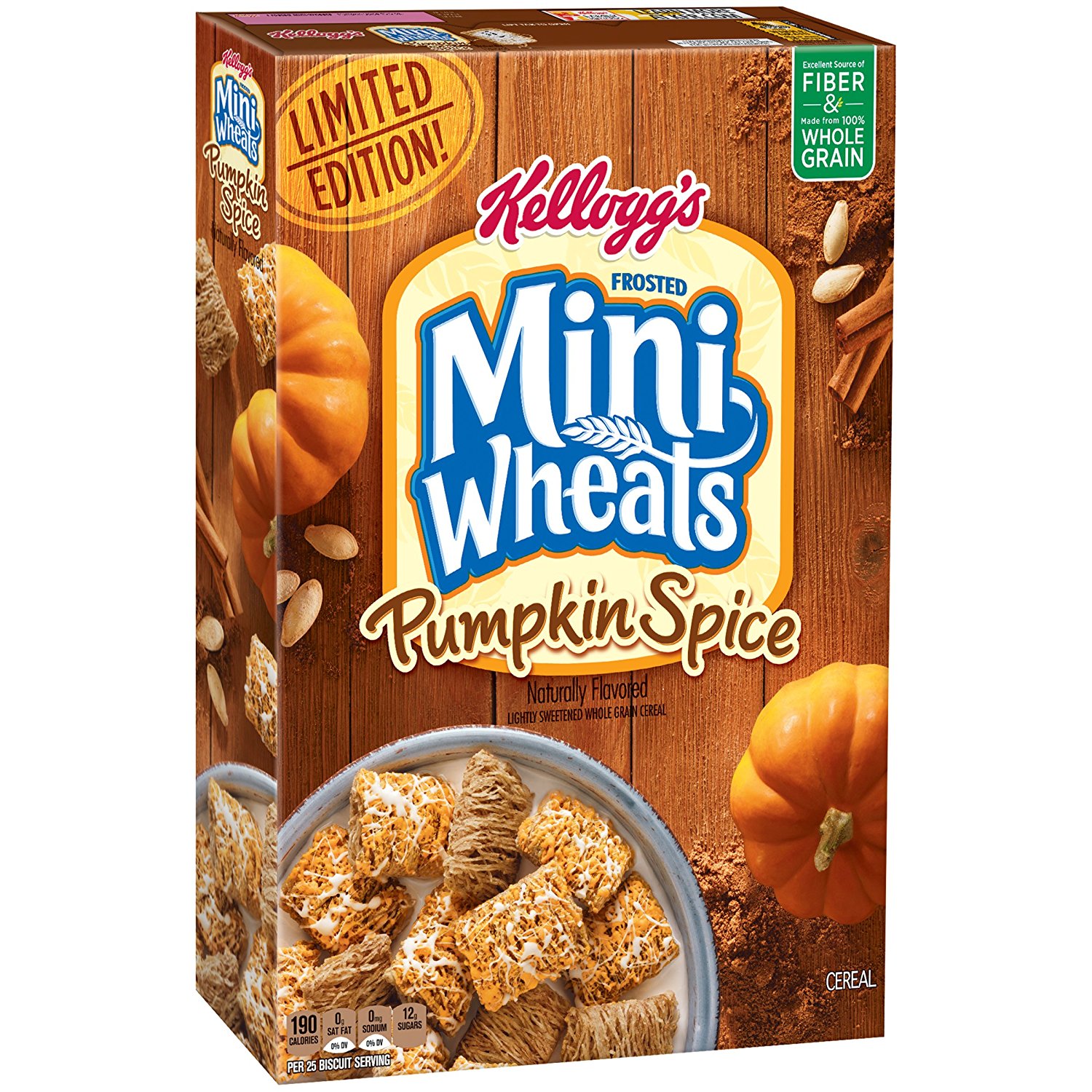 1500x1500 Frosted Mini Wheats Kellogg's Cereal, Pumpkin Spice
