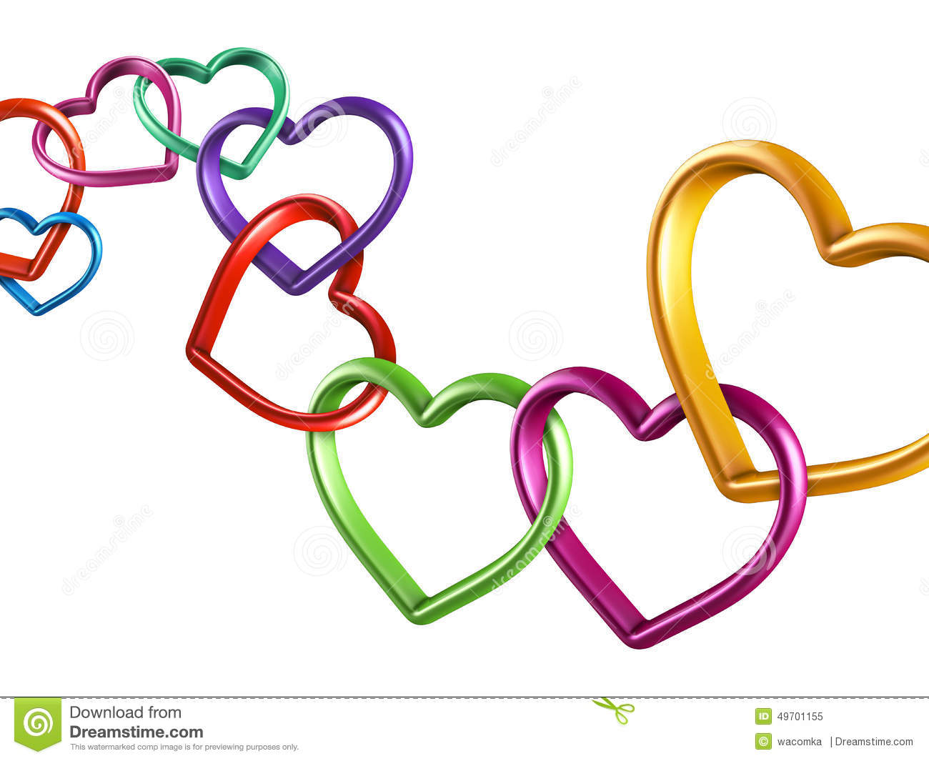 1300x1065 Hearts Clipart Heart Chain