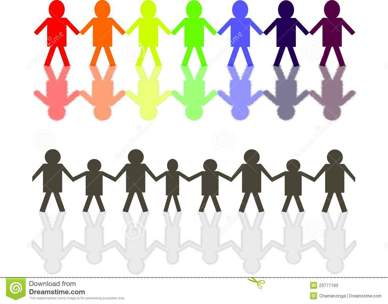 1300x1019 Paper Chain Clipart