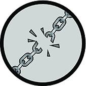 170x170 Broken Chain Clip Art
