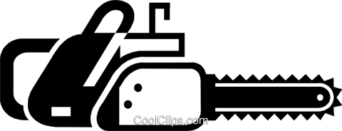 480x184 Chainsaw Clipart