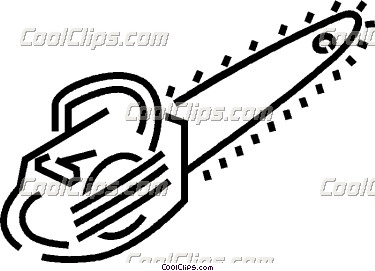375x271 Chainsaw Clipart Black And White