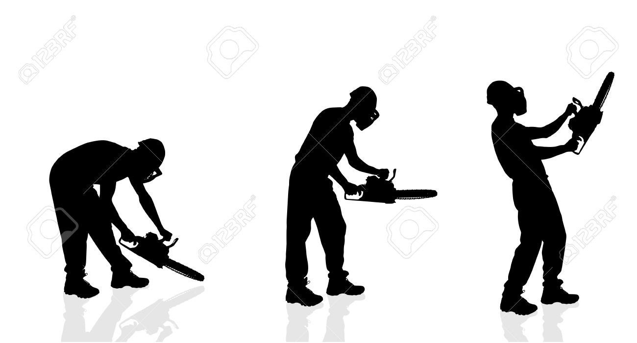 1300x700 Chainsaw Clipart Silhouette