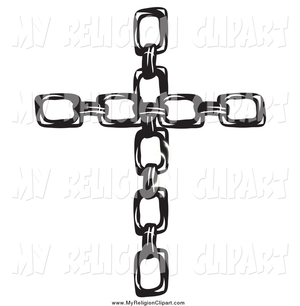 1024x1044 Religion Clip Art Of A Linked Chain Christian Cross By Pams