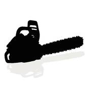 170x170 Clip Art Of Chainsaw Black Vector Silhouette K7639399