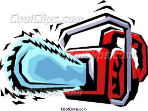300x226 Chainsaw Vector Clip Art